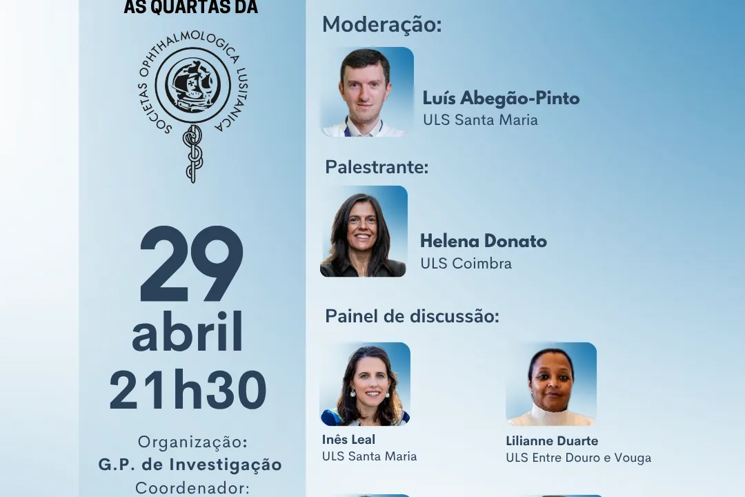 Webinar "As Quartas da SPO" – Inteligência Artificial na Escrita Científica: Onde Traçar o Limite?