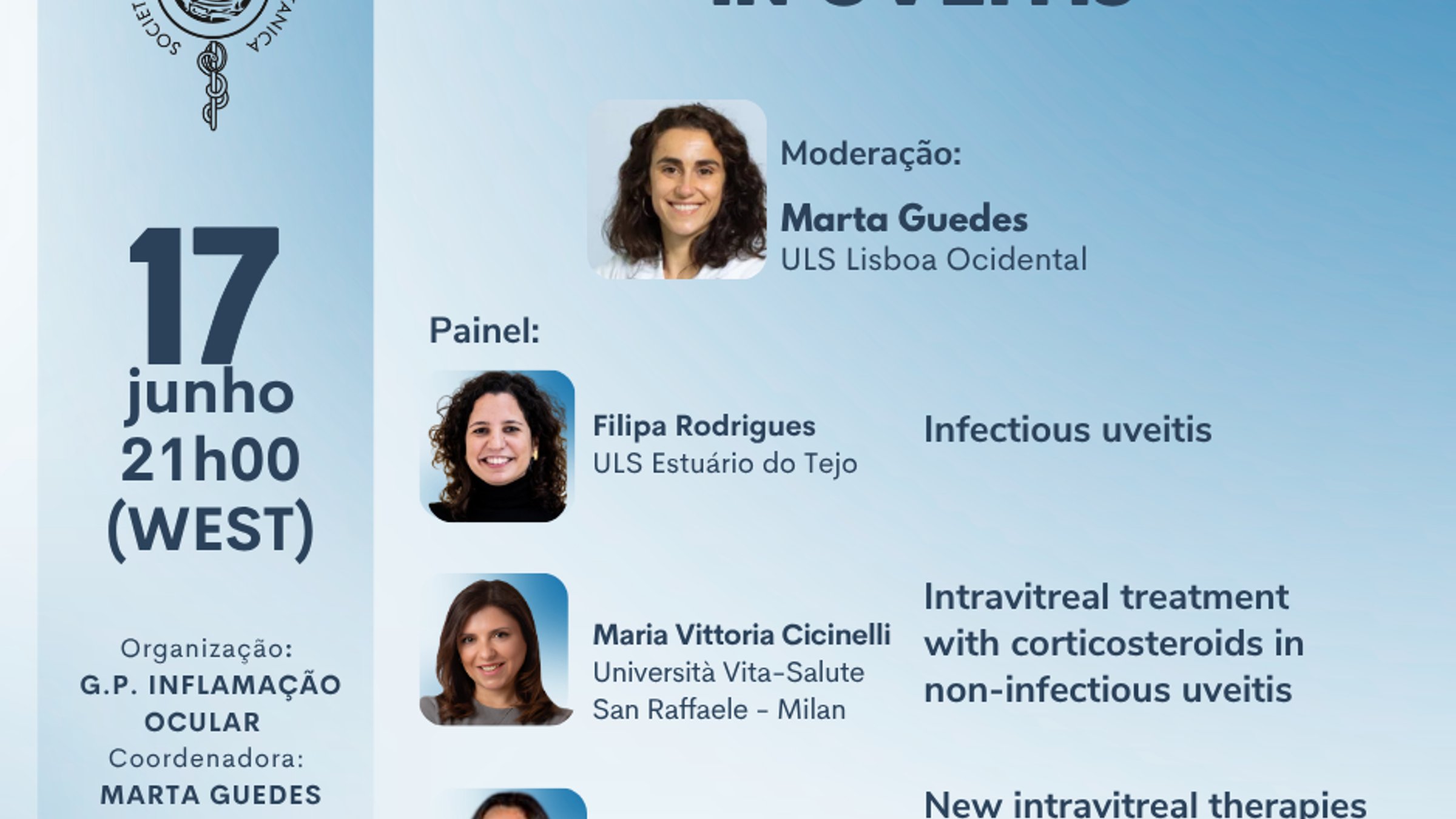 Intravitreal Therapy in Uveitis — Webinar 17 Junho 21h00