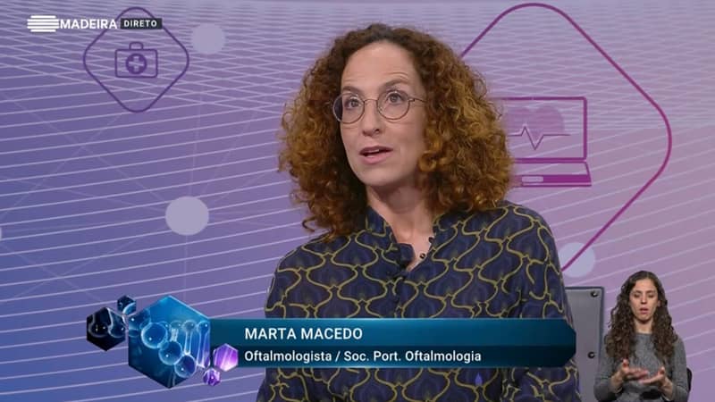 Dra Marta Macedo, no programa “Consultório” da RTP Madeira